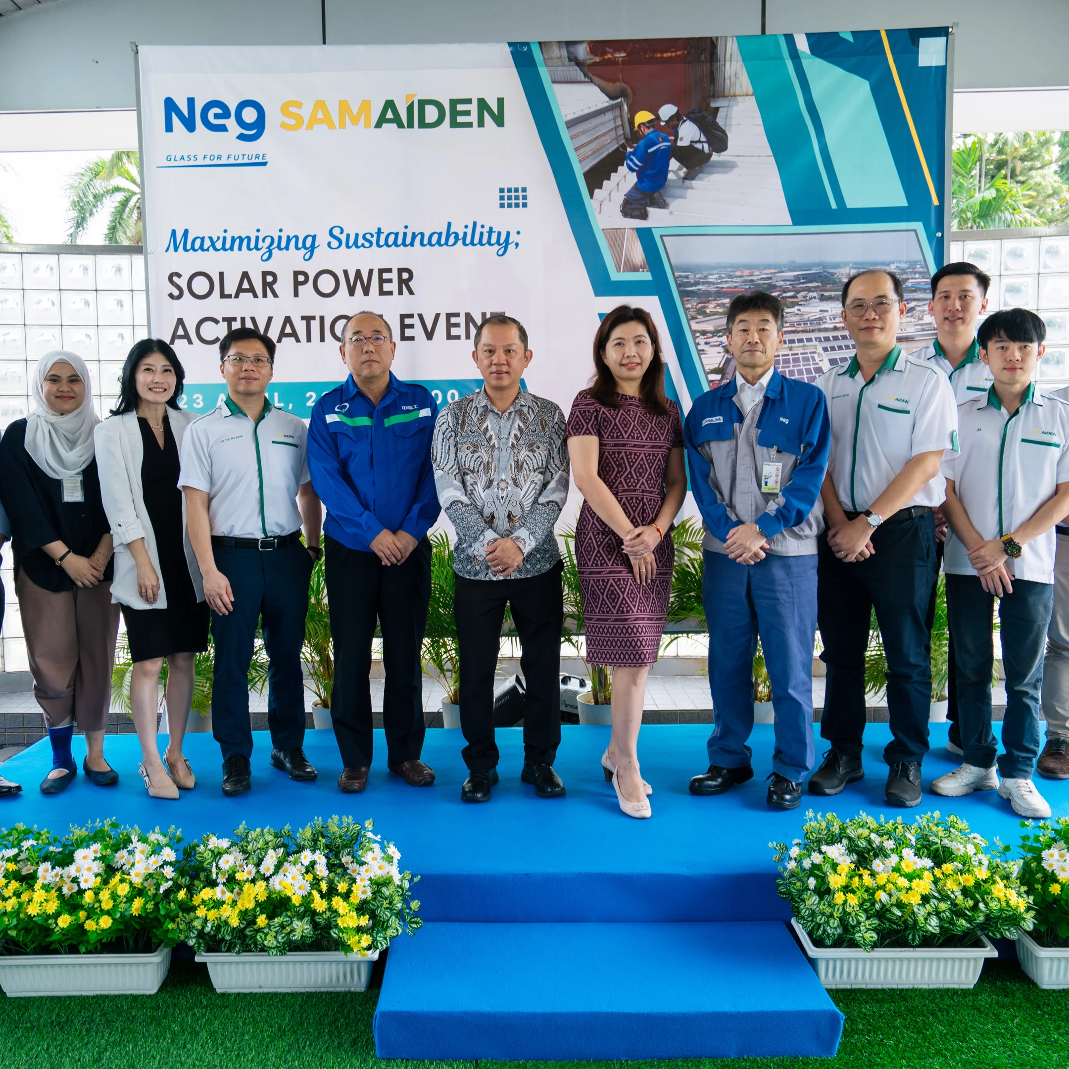 Samaiden Completes Solar PV Project For Nippon Electric Glass, Strengthens EPCC Capabilities